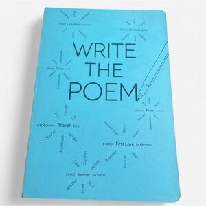Blue 'Write the Poem' Journal